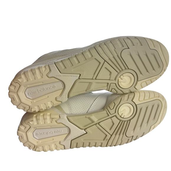 New Balance 550 Silver Burch White & Tan Trendy Sneaker Lace Up Women’s Size 9 - Picture 9 of 11